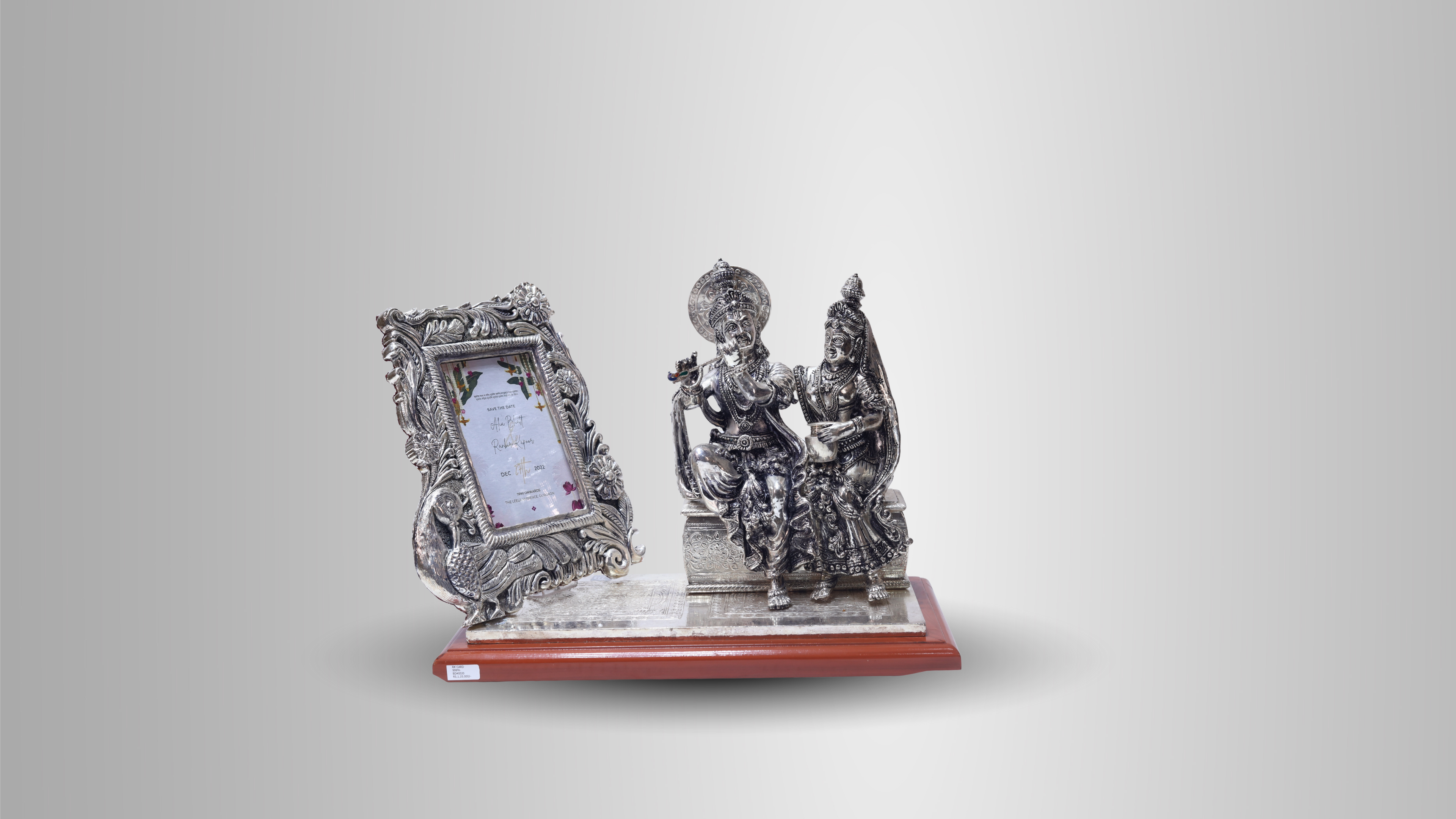 Silver Invitation Card