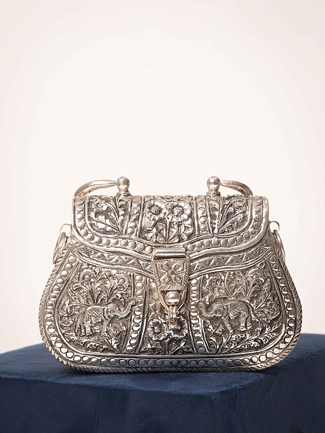 Silver Elephant Clutch (Price on Demand)
