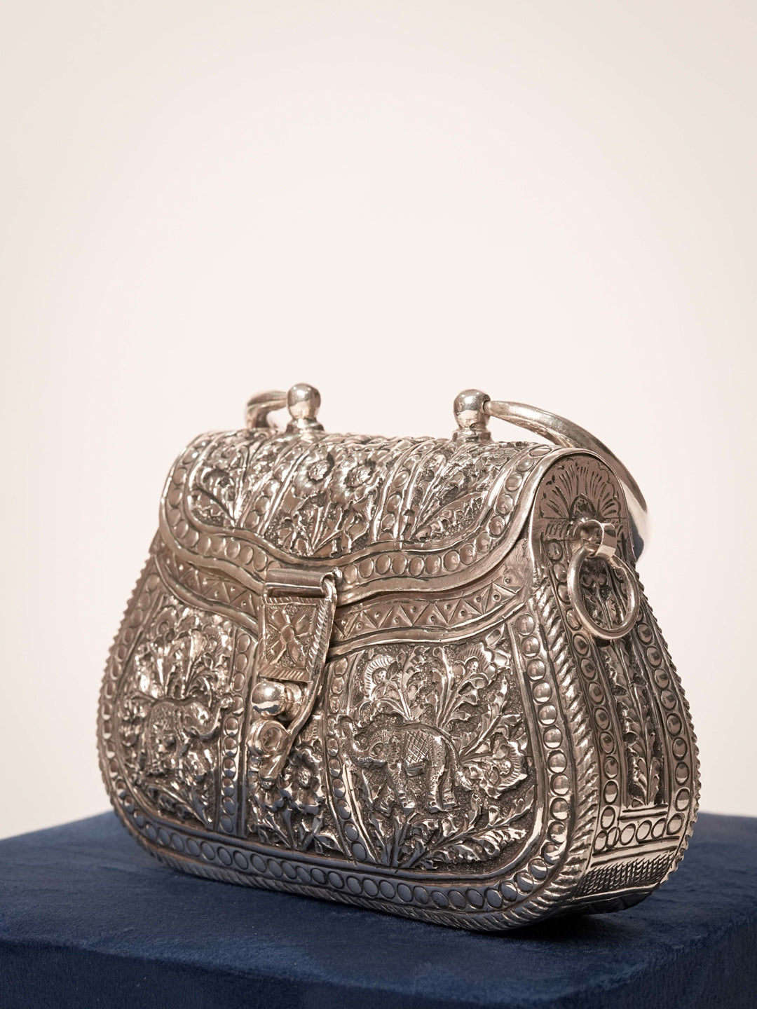 Silver Elephant Clutch (Price on Demand)