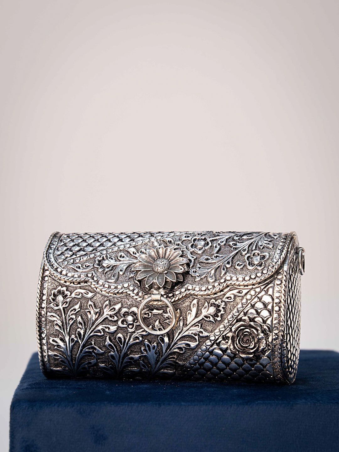 Silver Luxe Clutch (Price on Demand)