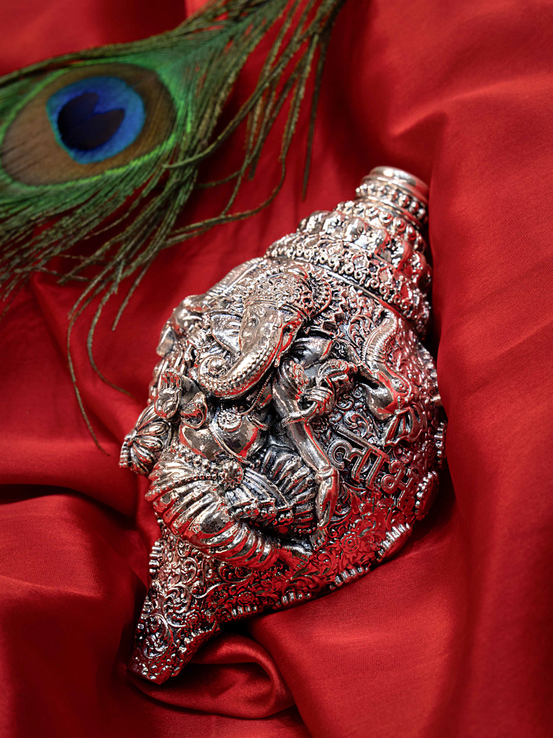 Silver Ganesh Shankh