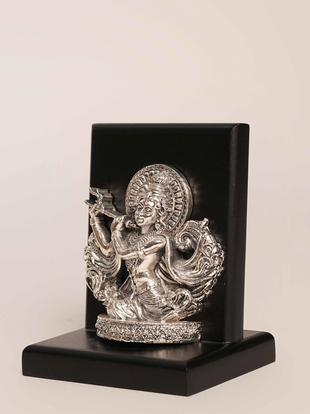 Silver Krishna Ji Playing Bansuri