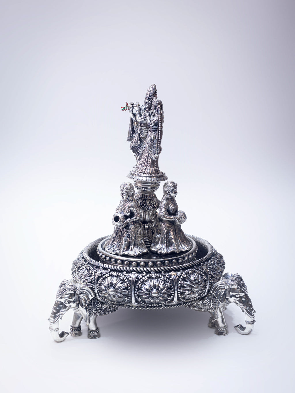 Silver Radha Krishna Fountain