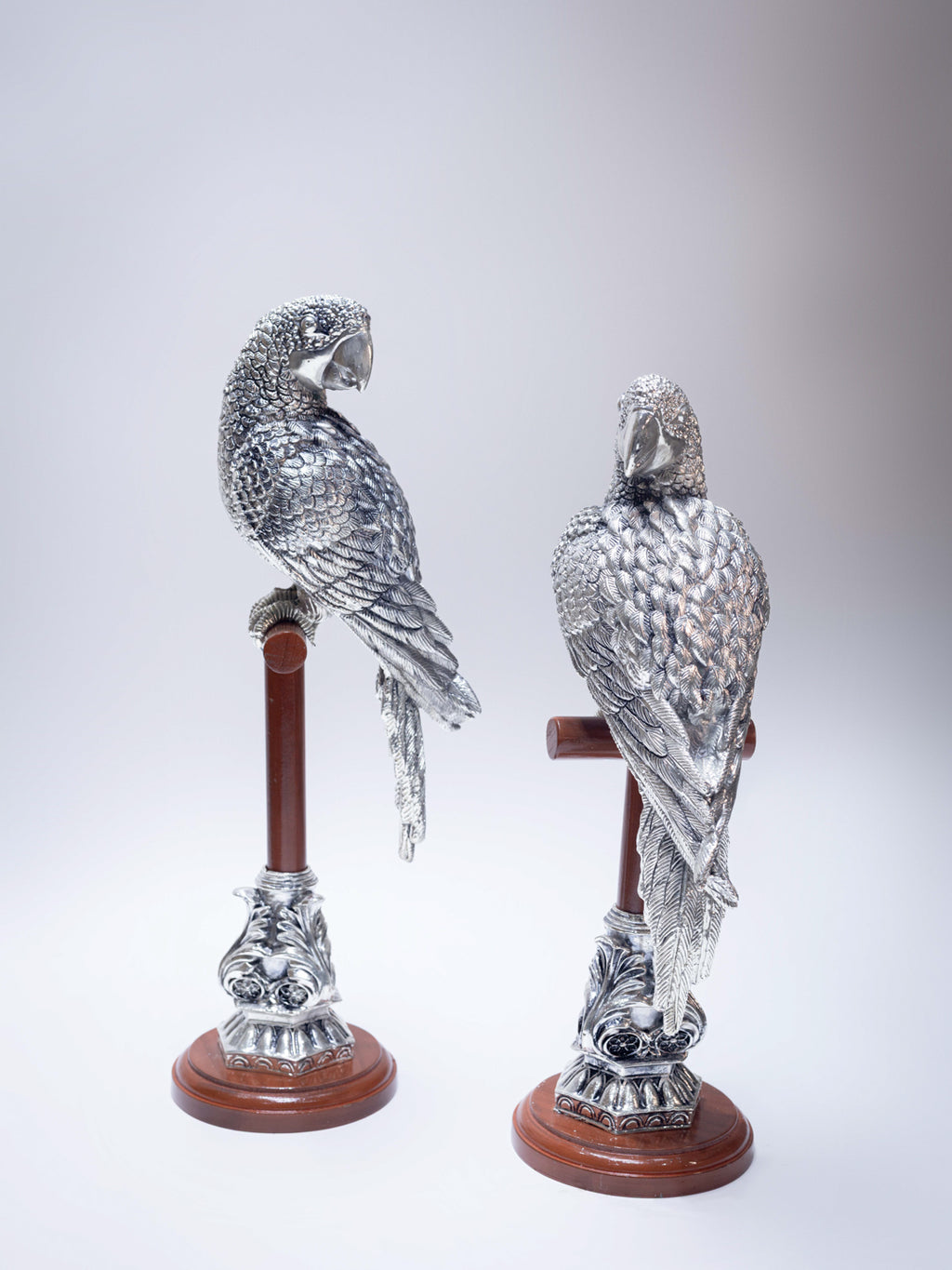 Silver Parrot (Pair)