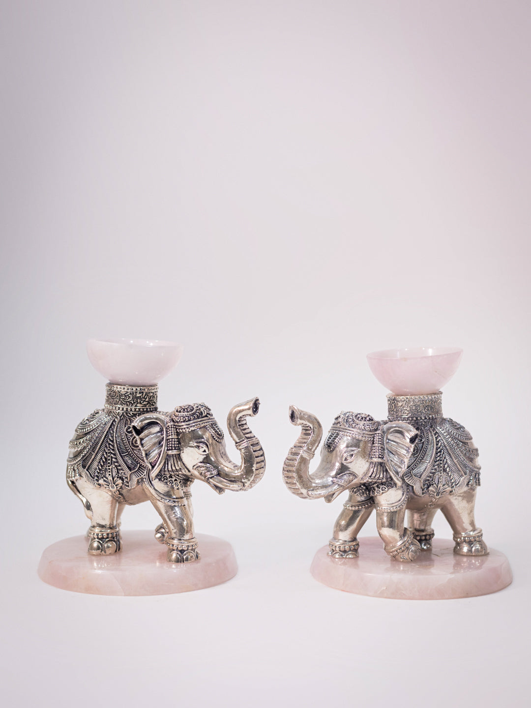 Silver Elephant (Candle Stand)