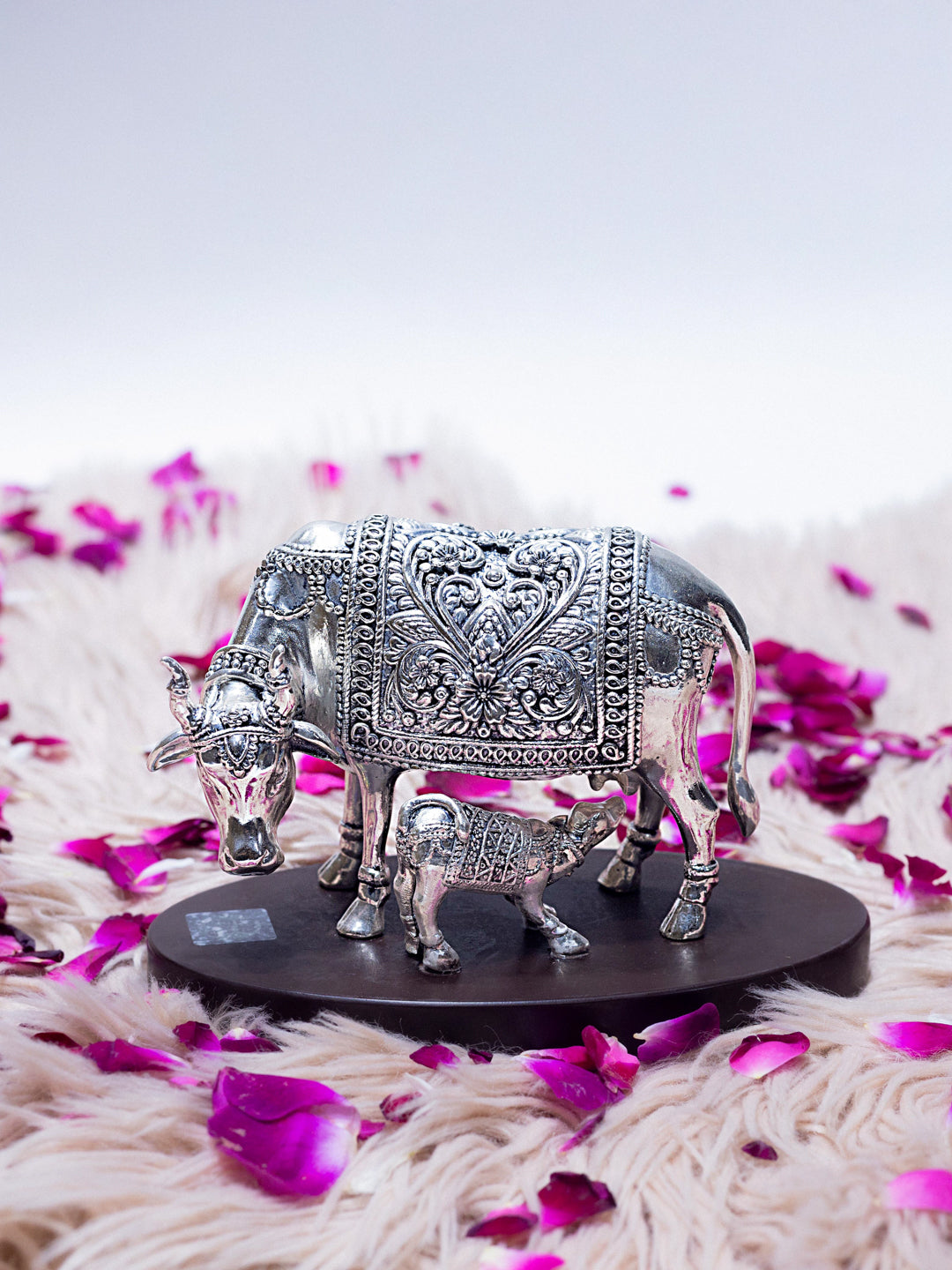 Silver Cow with Calf