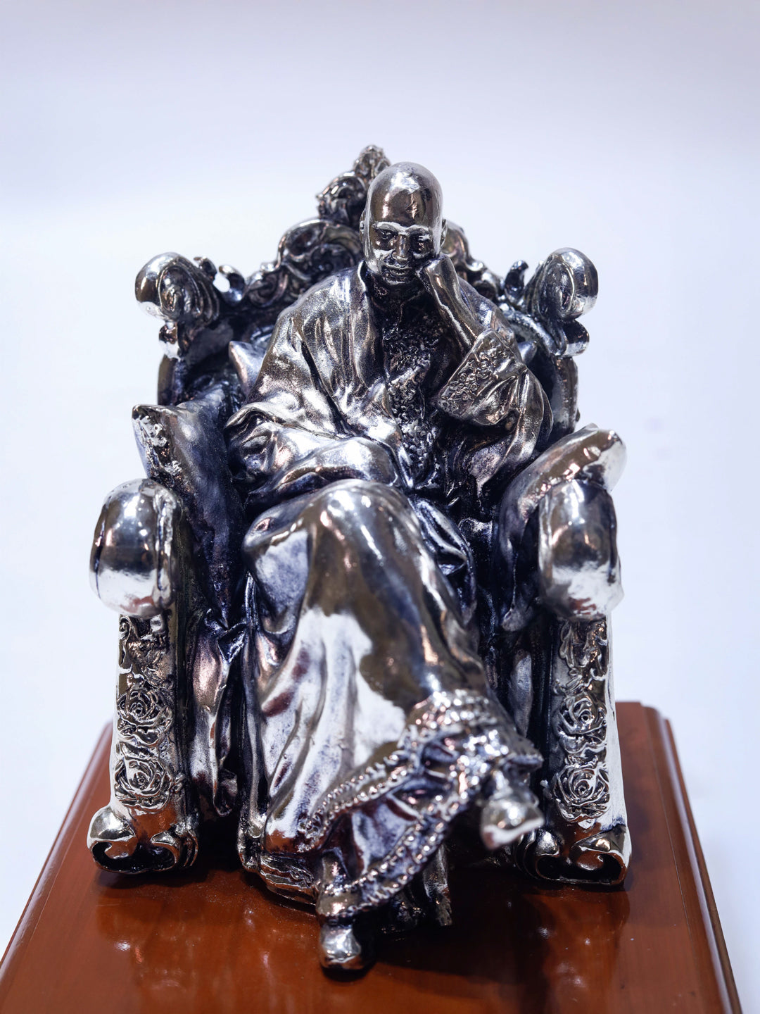 Silver Guru Ji (Hexagon Shape Base)