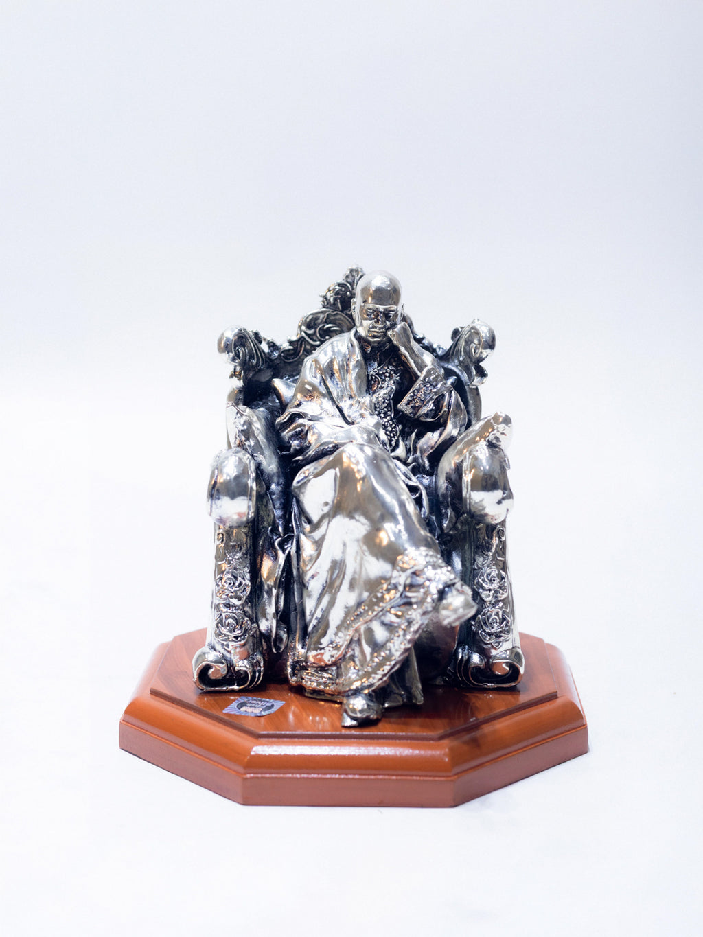 Silver Guru Ji (Hexagon Shape Base)
