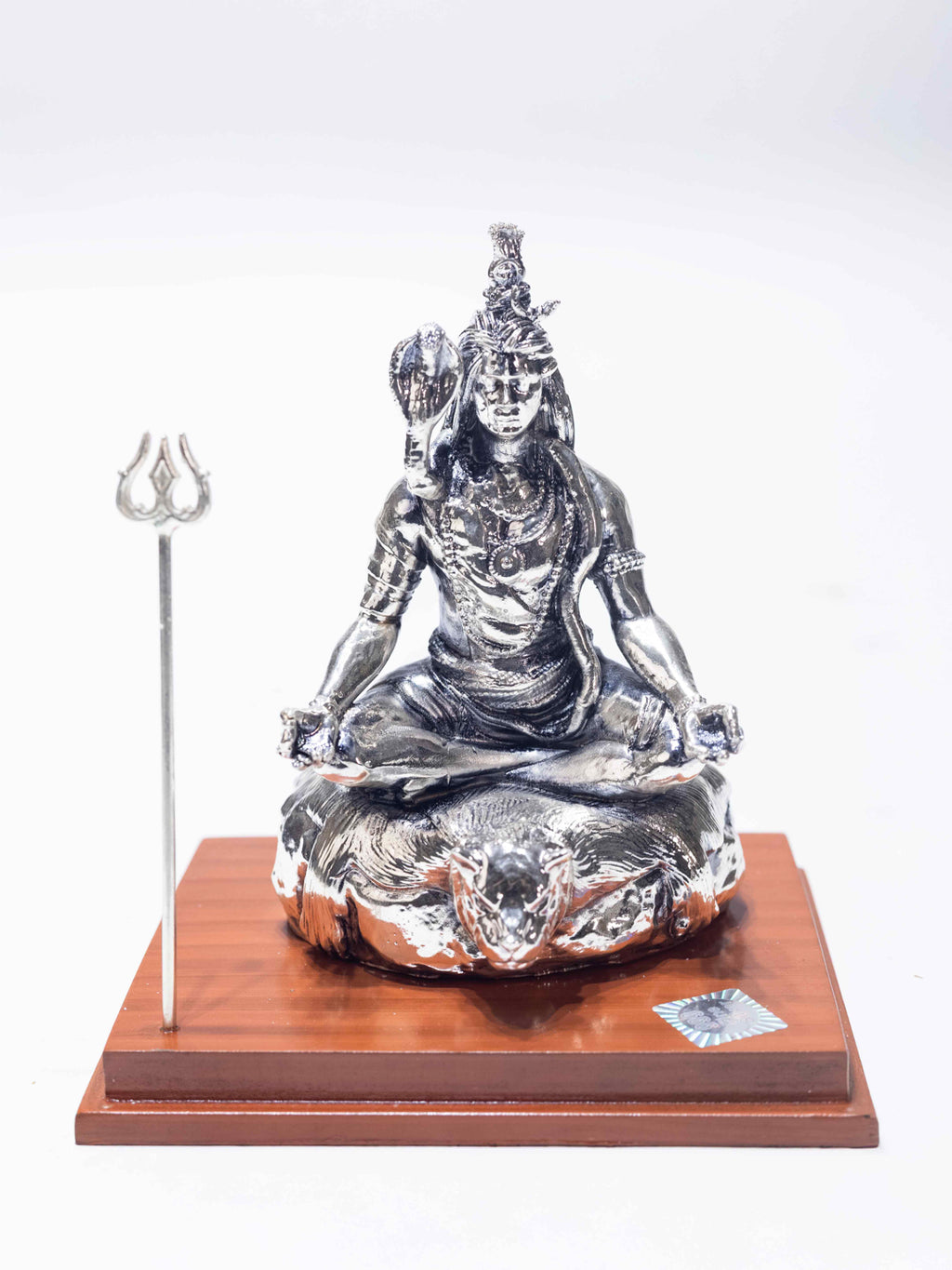 Silver Shiv Ji (With Acrylic Box)